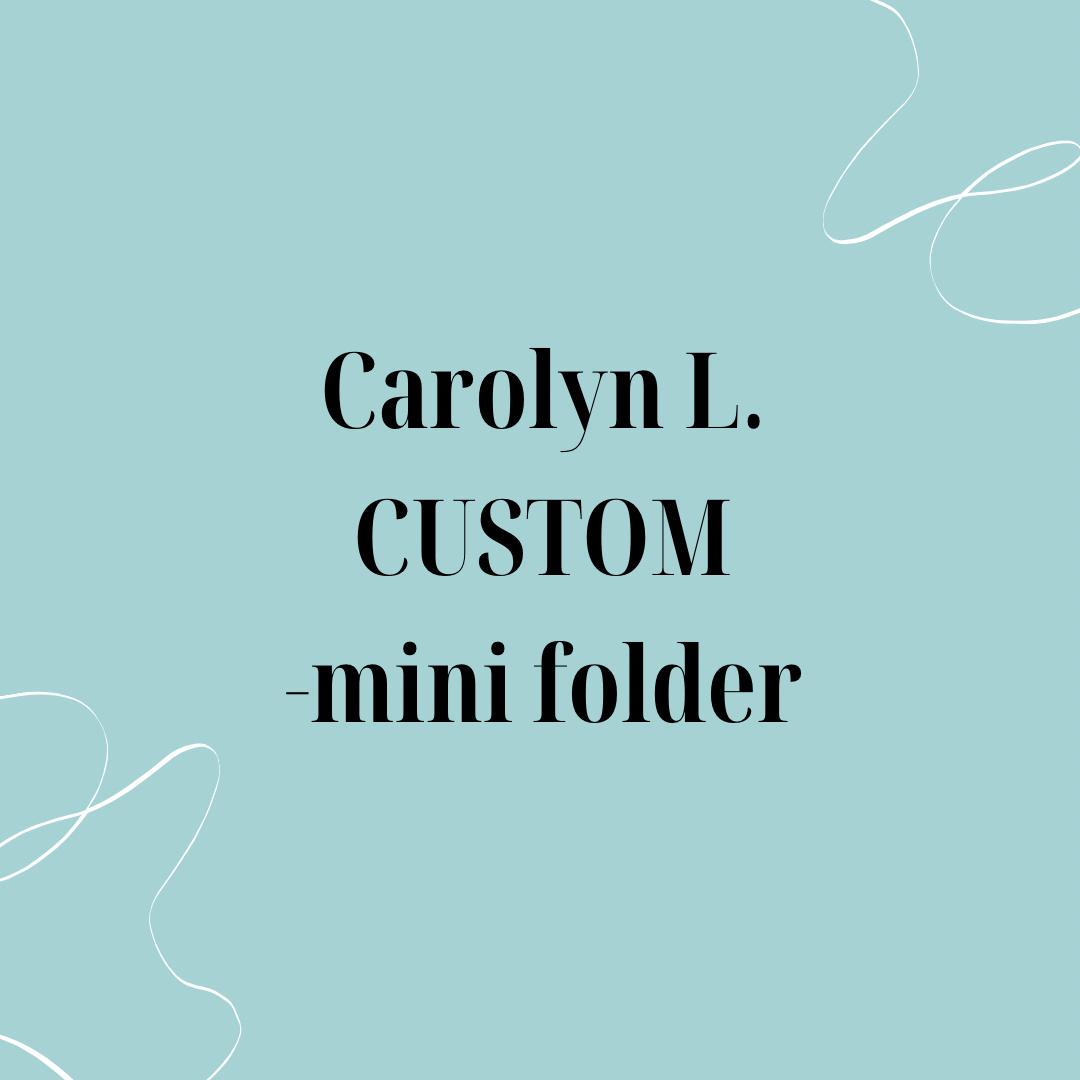 Carolyn Lucas custom