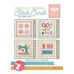 Bee in my Bonnet Stitch Cards Set P