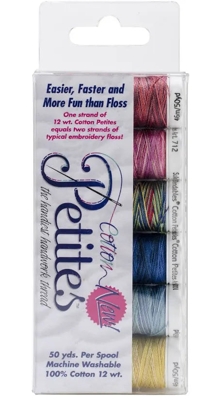Sulky 12w cotton Petites 6 count Most Popular Colors (Blendables) Collection
